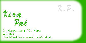 kira pal business card